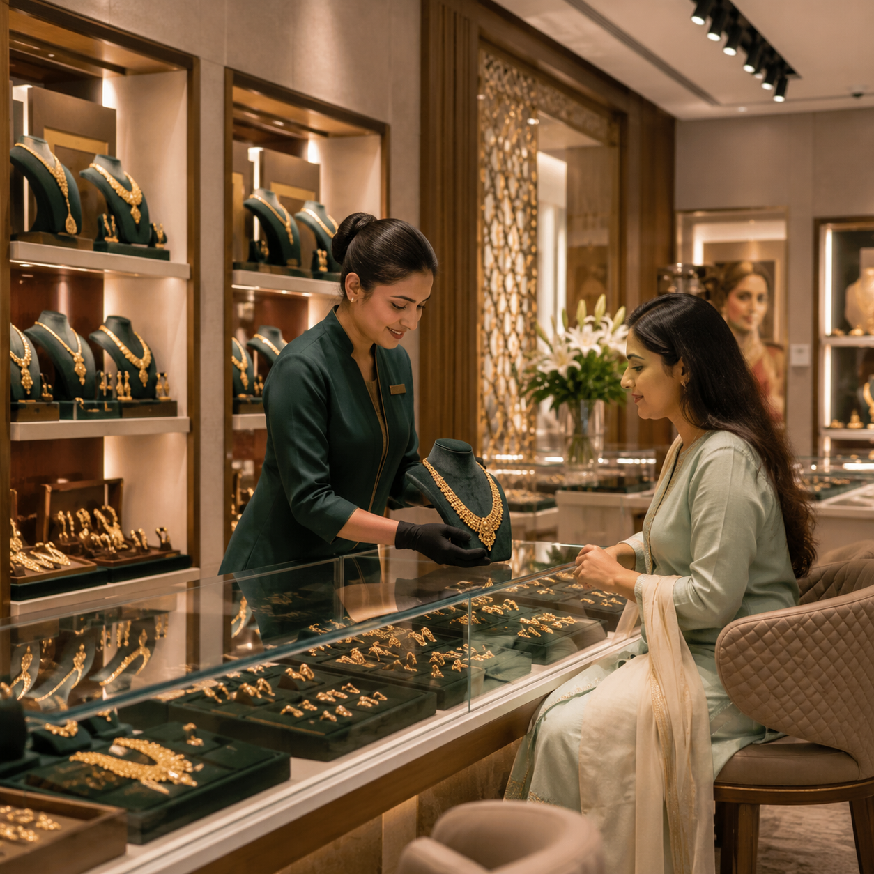 Jewellery showroom — JEM ERP for jewellery businesses